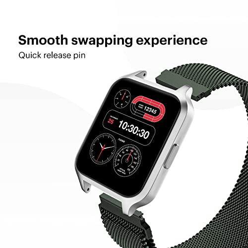 Noise 22 MM Metallic Link Smartwatch Strap Compatible with