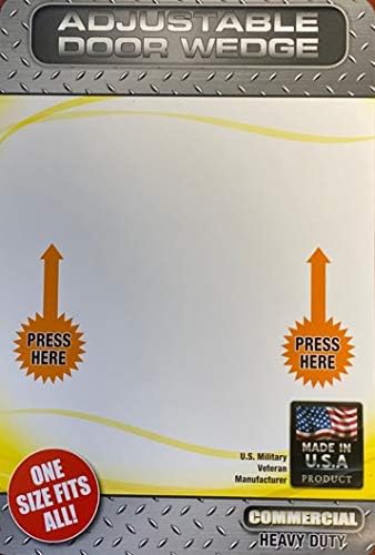 Miniatura 4 de Tope de puerta comercial con resorte ajustable de alta resistencia esta cuña de puerta autoajustable mantendrá abierta las puertas industriales más