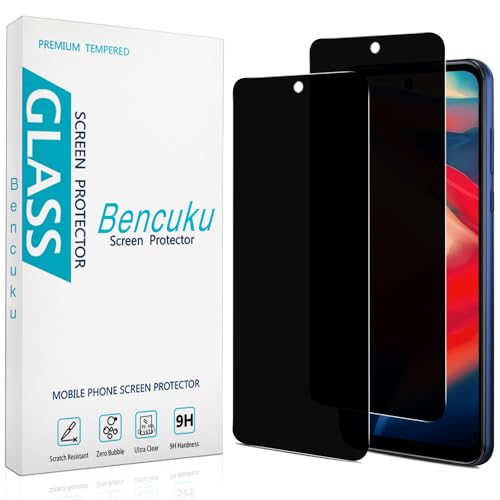 Bencuku (2 Pack) Privacy Screen Protector Designed for Motorola Moto G Play 2023 Anti-Spy Tempered Glass Anti Scratch Bubble Free