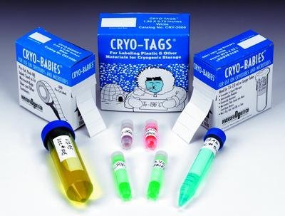Cryo-Babies® Labels on a Roll 33 mm x 13 mm, YELLOW, 1.5 ml Tubes, 1000/rl