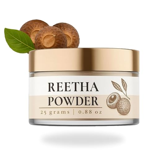 Image of LUSHR Reetha Powder For Hair | - 25 g (100% Reetha Powder)