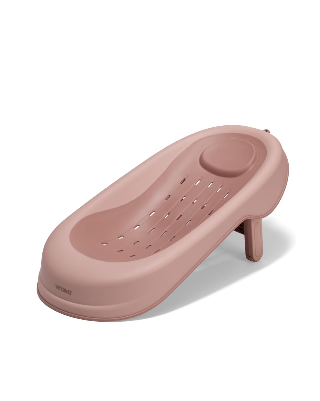 Twistshake Baby Babybadewanne V2 Set | Faltbare Badewanne mit Badekissen & Spüler | 30L Fassungsvermögen | BPA-frei | 0–4 Jahre | Rose Délavé