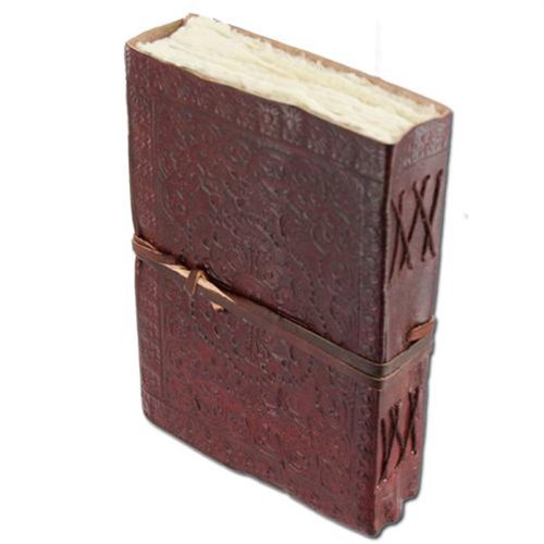 Armory Replicas Medieval Renaissance Flower Leather Handmade Diary