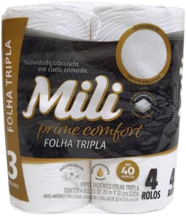 Papel Hig 20m Mili F.Tripla Prime Comfort 24x4