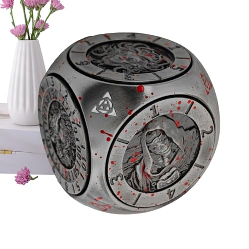 Spel | Metallrollspel | bärbart rollspel spinnare | multifunktionell för penna och papper, rollspel, brädspel, fest, familj