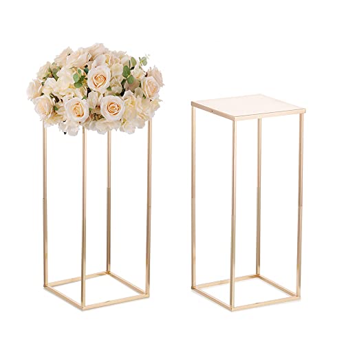 Goldene Hohe Bodenvase 55 Cm Aus Metall – Dekoeimer Für Trockenblumen, Zweige & Deko