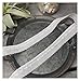 FEIBIZI SD802 5 Meter Hohle Baumwollspitze-Tuch-Bänder Besticktes reines weißes Baumwollspitze-Gewebe-Besatz DIY. Handwerkliches handgemachte Accessoires. Stoffbänder