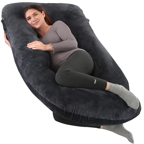 cauzyart Pregnancy Pillows for Sleeping U-Shape Full Body Pillow and Maternity Support - for Back...