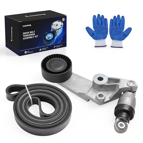 Loautong Belt Tensioner Serpentine Belt Kit for Toyota Celica 200...