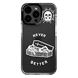 ChiCaseVer for iPhone 15 Pro Max Case. Gothic Skeleton Coffin&Dark Humor Design, Military-Grade Drop Protection, Cute Soft Slim TPU Protective Cover with Camera Protection for Teens