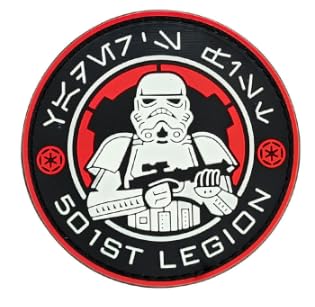 Star Imperial Soldiers Stormtrooper Tactical Morale Badge PVC Patch Military Applique Hook and Loop Armband Patches (color2)