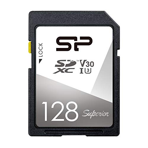 Silicon Power 128GB UHS-1 U3 V30 Superior SDXC Memory Card