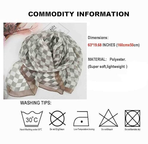 Scarfs for Women Lightweight Fashion Scarves Print Pattern Scarf Shawls4