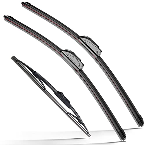 RAINTOK Windshield Wiper Blades Replacement For Dodge Caliber 2007 2008 2009 2010