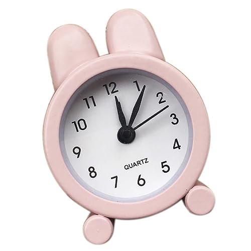 Alipis 1 Pc Reloj Despertador De Escritorio Relojes Despertadores Digitales Junto a La Cama Noche Despertador Agitador De Cama Electrónico Reloj Despertador Digital Alarma Múltiple Rosa