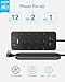 Anker Power Strip Surge Protector (2100J), 12 Outlets with 2 USB A and 1 USB C Port for Multiple Devices, 5ft Extension Cord, 20W Power Delivery Charging for Home, Office, Dorm Essential, TUV Listed