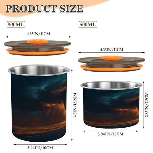 Envase hermético de acero inoxidable Blueangle 900 ml miniatura 2