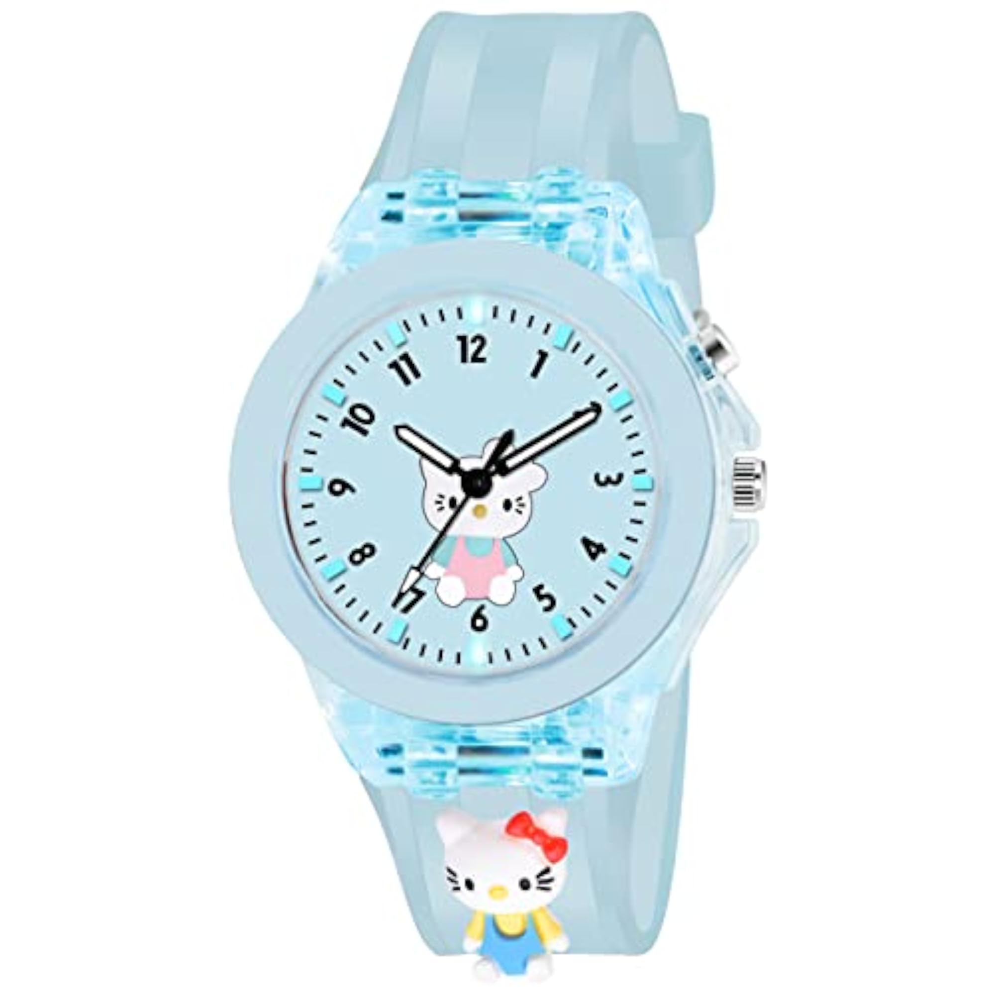 Kids 3D Cartoon Analog Watch Combo, Multicolor LED