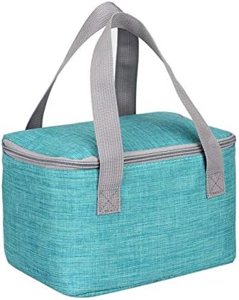 Panlom® 6 Can/4 L Small Cool Bag Handy Square Lunch Bag Insulated Lunch Box for Adults Work Day Trip