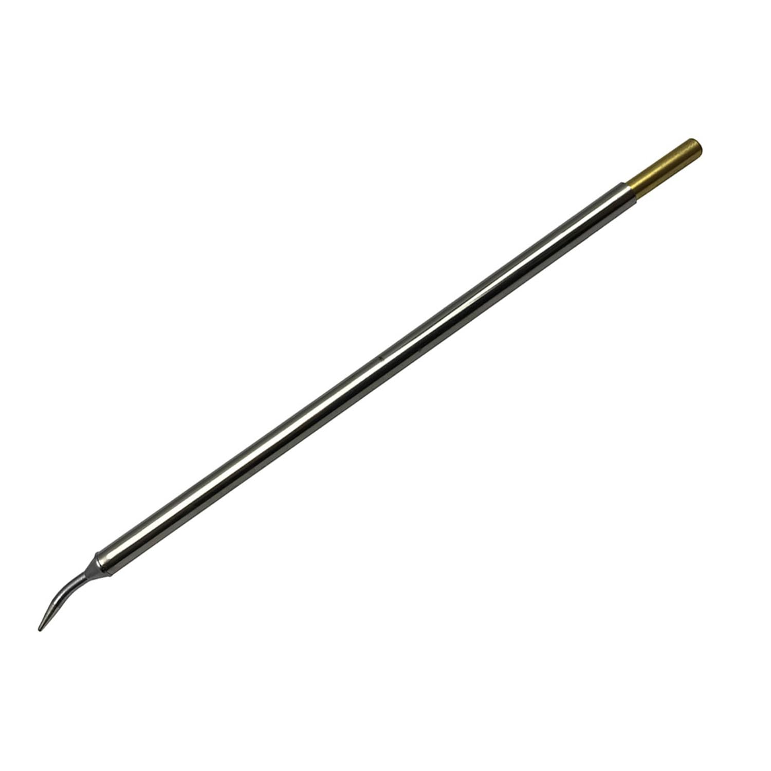 Metcal STTC-040 STTC Series Soldering Cartridge for Temperature Sensitive Applications, 675°F Maximum Tip Temperature, Conical Sharp Bent 30° Long Reach, 0.4mm Tip Size, 16mm Tip Length