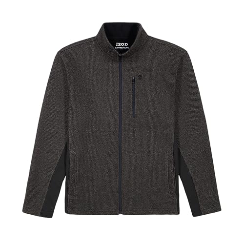 Image of IZOD Mens Shaker Fleece Full Zip Jacket