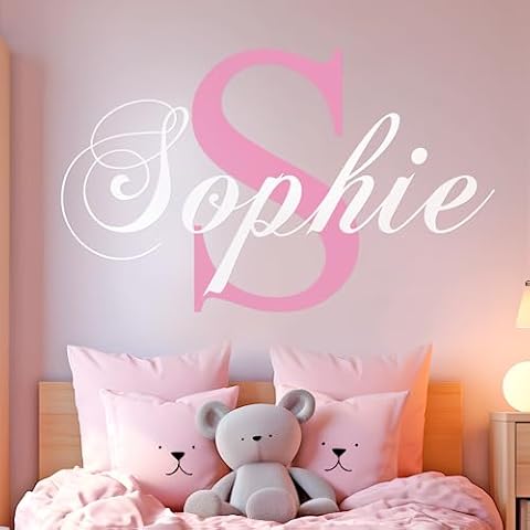 Cryptonite Baby Room Decor | Custom Name Wall Decal | Available in Three Sizes | Ready to Use | Fully Customizable, Color, Design and Size | Non-Toxic | Wall Decor (Wide 32"x16" Height) Cover