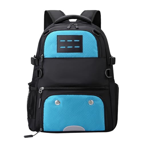 Sac à dos pliable bleu taille unique avec port de charge USB