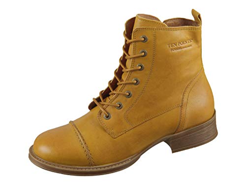 TEN POINTS Damen Pandora Stiefelette, Yolk Mustard, 36 EU