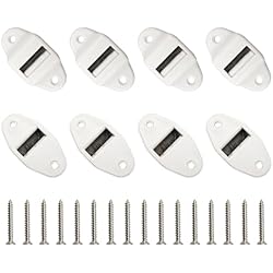 Pasacintas Para Persianas MytaYt 8 Piezas Pasacintas Persiana Guía de Correa Guía de Correa Persiana Enrollable 23mm Guía para Cinta con Juntas persiana para Correas de Hasta 23 mm de Ancho