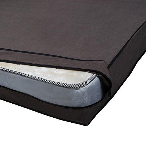 DREAM CARE Waterproof Mattress Cover, 36X72X6, Coffee, Polycotton 1