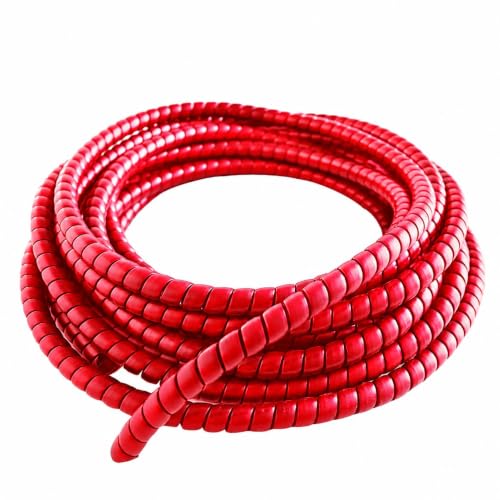 Image of Spiral Protective Cover /Plastic Hydraulic Hose Sleeve /Spiral Wrap for Hydraulic Hose Pressure Washer Multicolor (100 Meter)