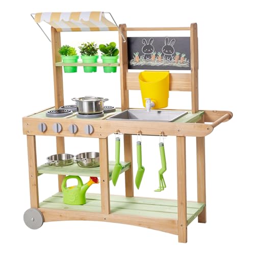 VEVOR Mud Kitchen, Outdoor Mud Kitchen for Kids, Wood Outdoor