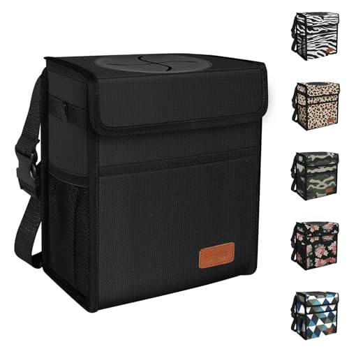 Femuar Leak Proof Car Trash Can