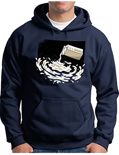 Sweat à capuche Galaxy Homme bleu marine XXXL OM3