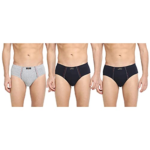 Image of Dixcy Scott Originals Men 100% Combed Cotton Sweat Absorbent Waistband Brief (Pack of 3)