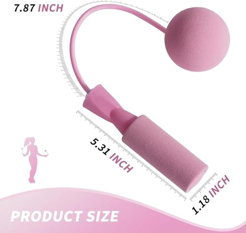 Image of Skipping Rope For Men & Women - Cordless Jump Rope With Cordless Ball - Tangle Free Skipping Rope With 360 Degree Ultra Smooth Bearing For Men, Women & Kids - Indoor Exercise (Pink, Model - 2)