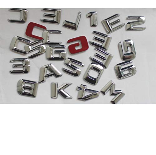 Chrome Car Trunk Letters Badge Emblem Emblems for Mercedes Benz E43 E55 E63 AMG E200 E250 E300 E320 E350 E400 E180 4MATIC CDI (E320)