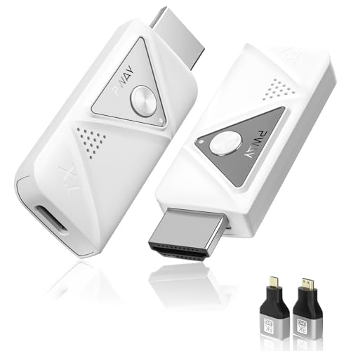 Wireless HDMI Transmitter and Receiver,Full HD 1080p for Streaming Audio Video for Laptop, PC zu HDTV, Projektor, Wireless HDMI Extender