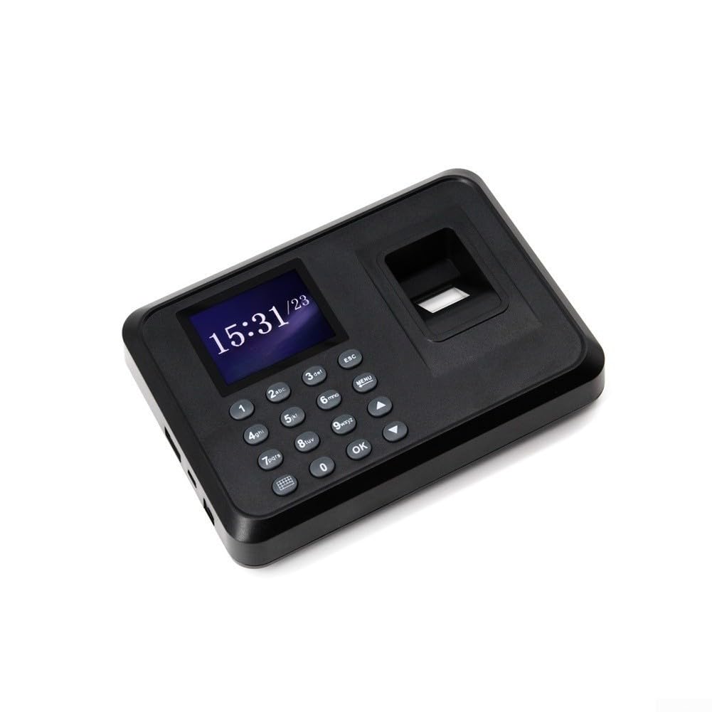 Sistema biometrico di misurazione del tempo con impronta digitale e password, T710 Attendance Machine fino a 1000 utenti, rapporti Excel, multilingue