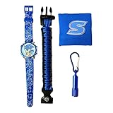 Accutime Kids SEGA Sonic The Hedgehog Blue Digital Flashing LCD Quartz Childrens Wrist Watch for...