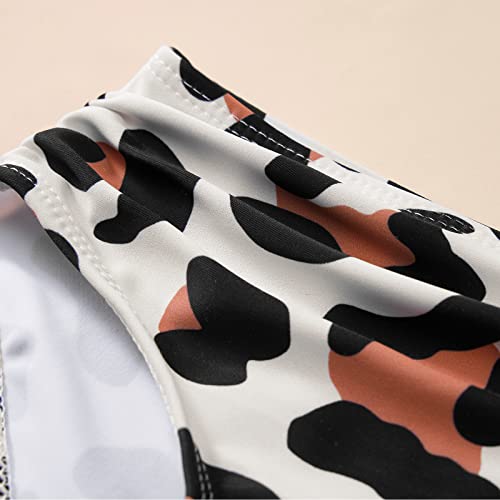 Weixinbuy Toddler Girls Swimsuits Bowknot Bikini Set Bathing Suit Swimwear for Girls 2-12 Years4