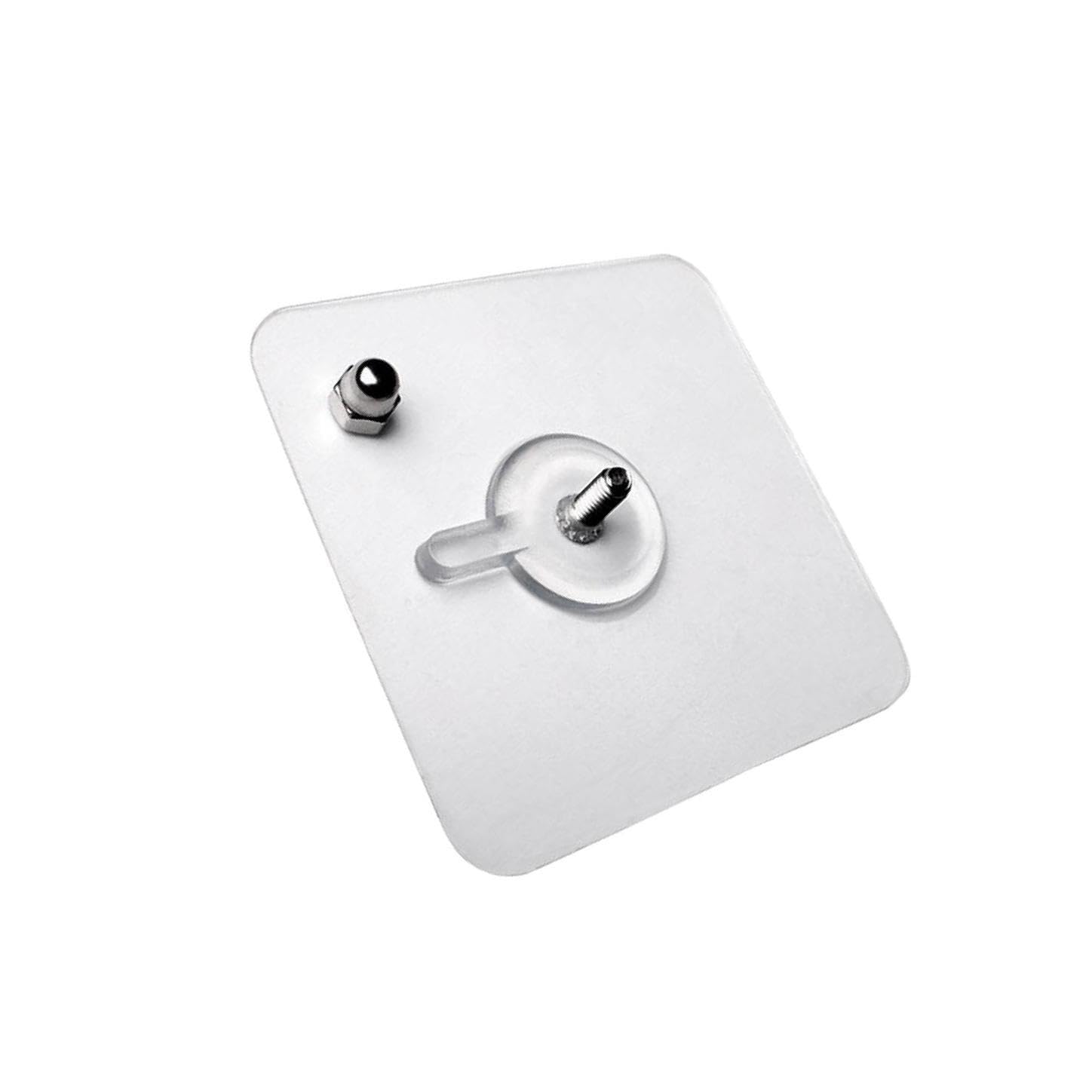 PIXZCSA White Hang Pictures Nail Style Picture Hangers Nails Screw Hooks Hanging Durable Multifunctional and to No Nail