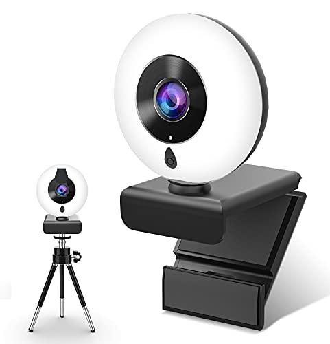 NIYPS Webcam mit Mikrofon, Full HD 1080P Streaming Webcam für PC, Laptop, Mac, Plug-and-Play Webcam USB mit Autofokus und Weitwinkel für YouTube, Skype Videoanrufe, Lernen, Konferenz, Spielen… Cover