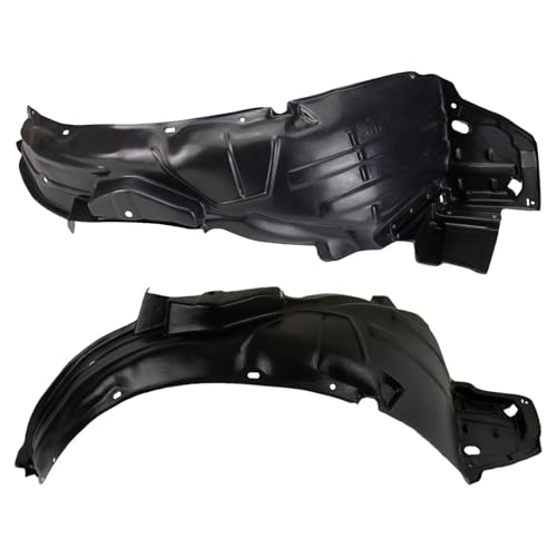 Image of TRQ Inner Fender Liner Set Compatible with 2007-2008 Honda Fit HO1250112 HO1251112