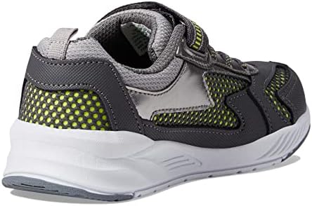 Stride Rite Boy's Lighted Cosmic Sneaker, Grey/Neon, 9 Wide Toddler | Image 5