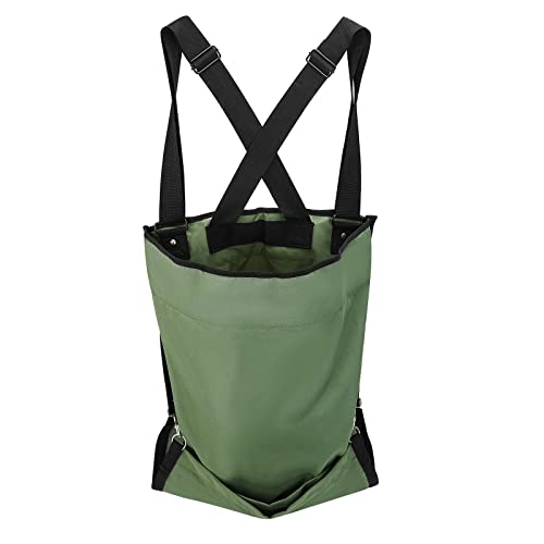 MOPHOEXII Large Fruit Picking Bag Vegetable Harvest Apples Berry Garden Picking Bag Garden Apron,farm helper,Waterproof 600D Fruit Storage Apron Pouch for Outdoor Orchard, Farm, Garden, Heavy Duty