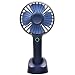 YIHUNION Mini Handheld Fan Portable, Hand Held Personal Fan Rechargeable Battery Operated Powered Cooling Desktop Electric Fan with Base, 2500Mah Battery 4 Modes for Home Office Travel Outdoor (Blue)