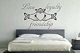  Wandtattoo Claddagh Ring Wandsticker Irland Liebe