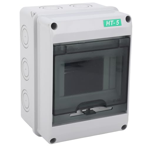 Boîte de disjoncteur HT 5 - Coffret de distribution à couvercle transparent intérieur extérieur
