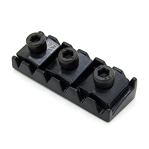 ibasenice 2stücke Schwarze Sicherungsmutter Gitarre Tremolo Doppel-lock-system Robust Und Installieren Geeignet Für Gitarren-zubehör Und Präzise Anpassung